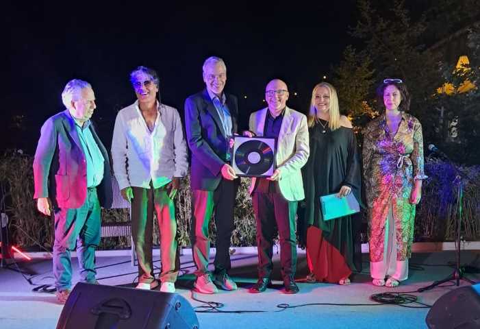 Pier Luca Montessoro awarded the Vinile d'argento, Rome, June 16, 2026